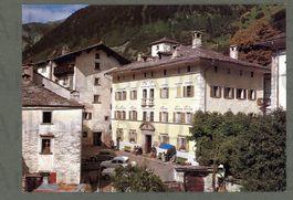 AK color Soglio GR Bregaglia, Palazzo Salis ≈ 1974///1992