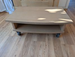 TV-Möbel auf Rollen, Holz, inkl. Kabelöffnung an Ruckwand