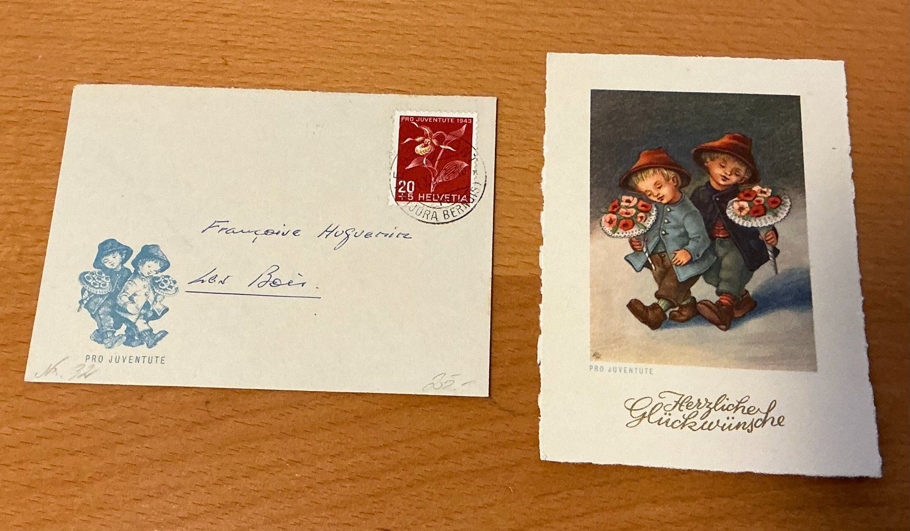 Tous les timbres: 1 Pro Juventute BRIEFLI – Neuf (Voir description) à Koblenz par Markenhimmel