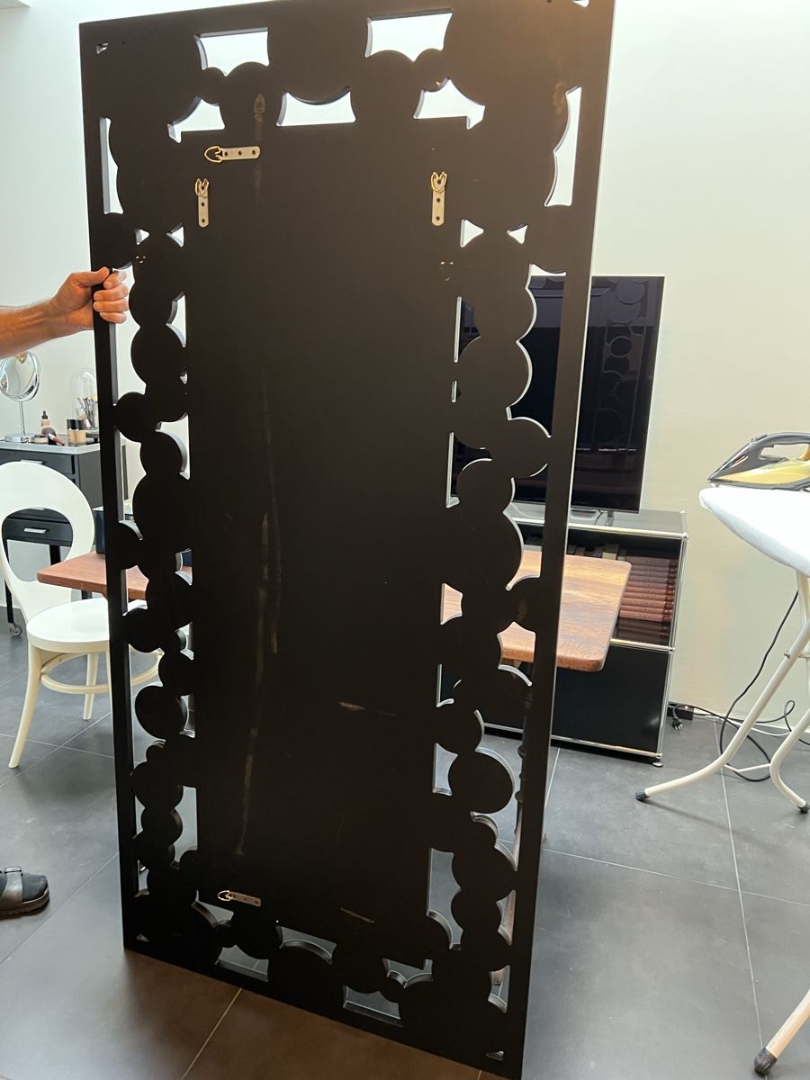 Specchi: Fantastischer grosser Vintage Spiegel – Usato da Wabern venduto da La-Vitrine 4