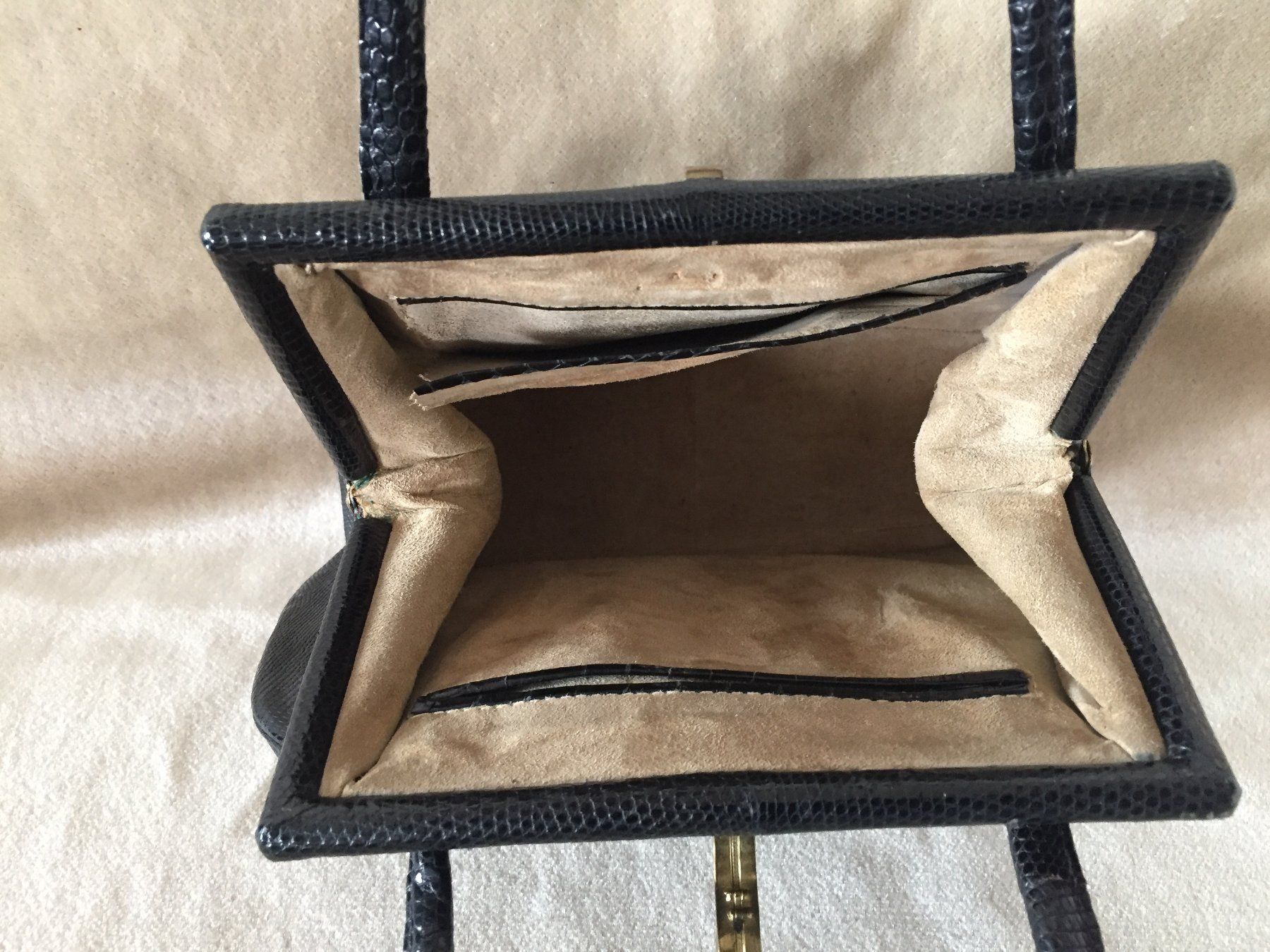 Borse da donna: Vintage Elegante Leder Tasche Handtasche – Usato da Schaffhausen venduto da vintageville 7