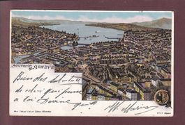 Souvenir de GENEVE - 1911 Litho Schlumpf