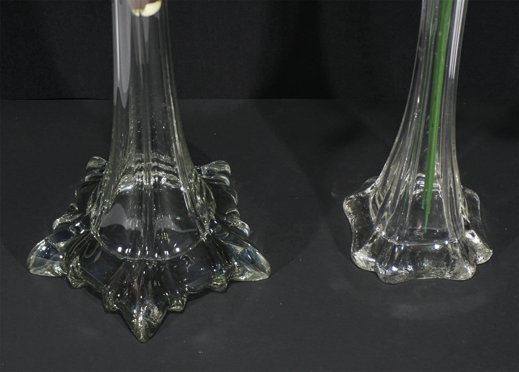 Vasen & Gefässe: 99cm und 2 x 40cm elegante Glasvasen – Gebraucht aus Meggen von Brockitare 2