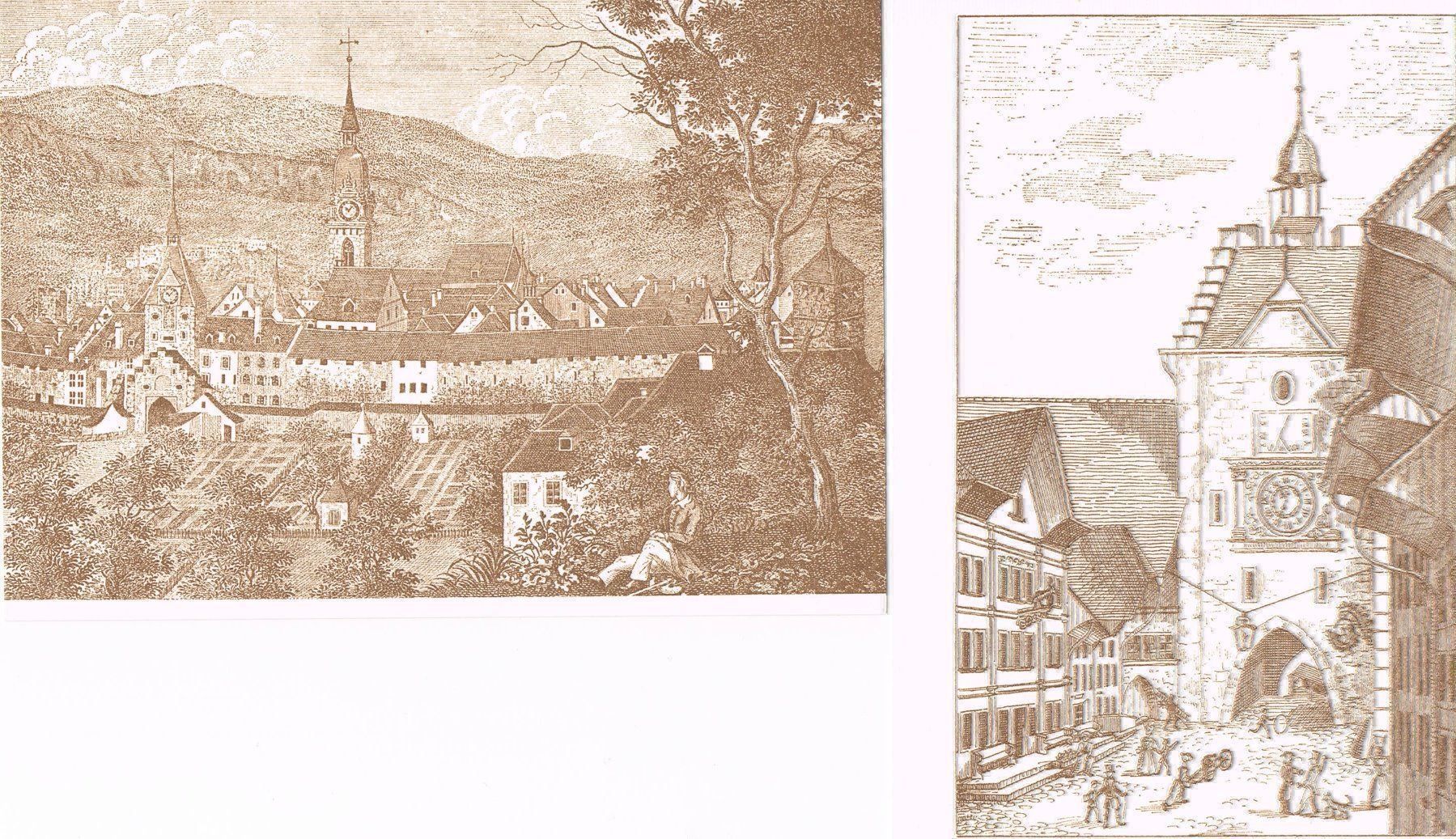 Cartoline postali: ALT ZOFINGEN Serie mit 12 AK – Usato da Buchs AG venduto da Baerfisch 2