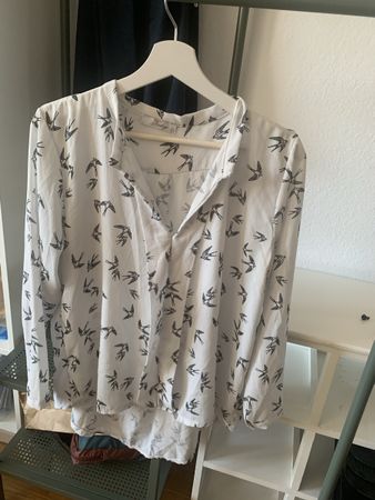 Today Bluse mit Vogelmuster, Gr. L
