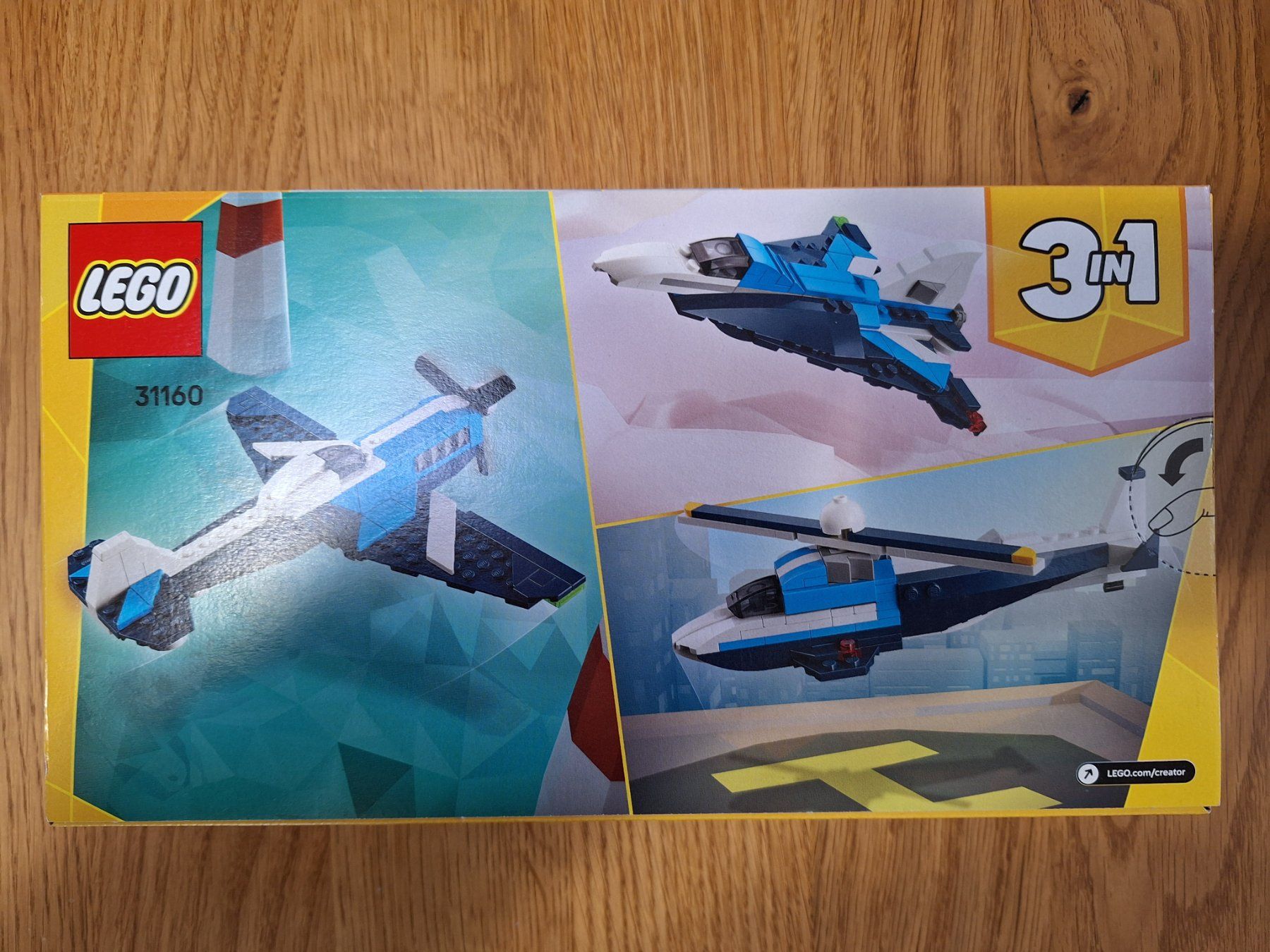 Lego Spielzeuge: LEGO Creator 3in1 31160 Flugzeug – Neu und originalverpackt aus Muri b. Bern von smt_hqn7 1