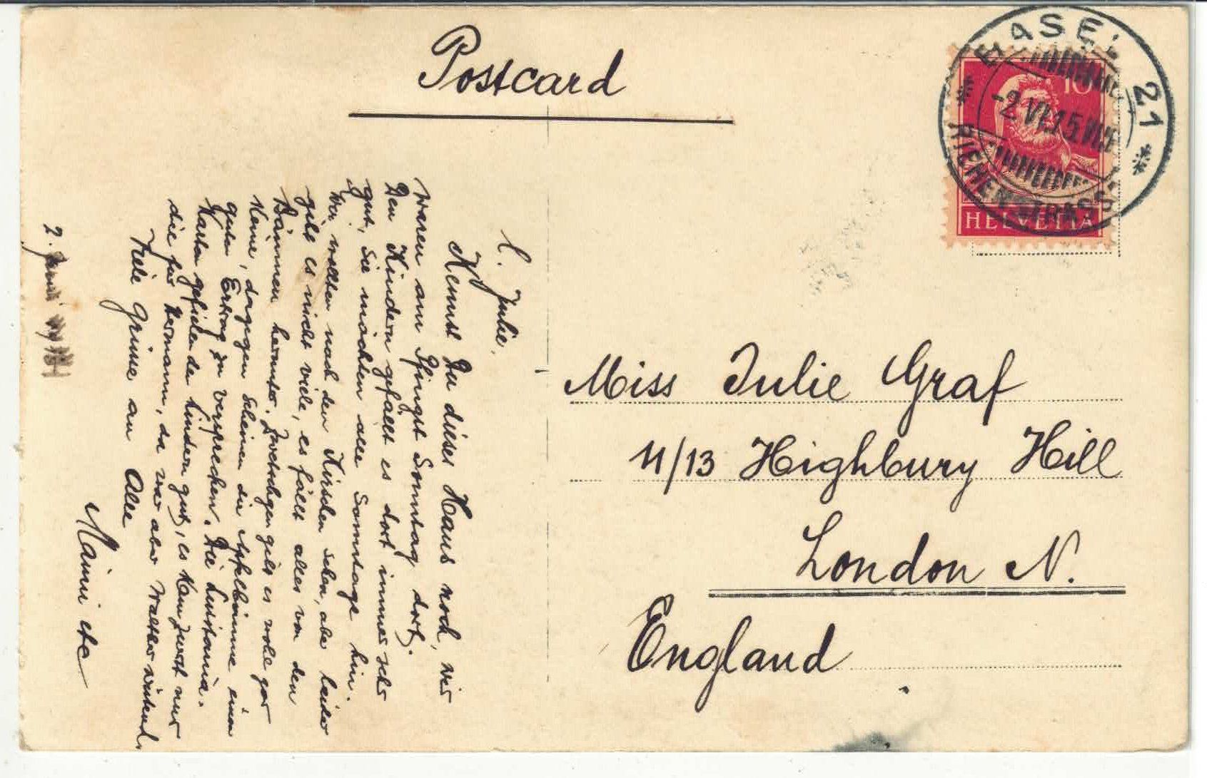 Cartes postales: Riehen - Kinderheim – D'occasion à Ettingen par Kartenplanet 1
