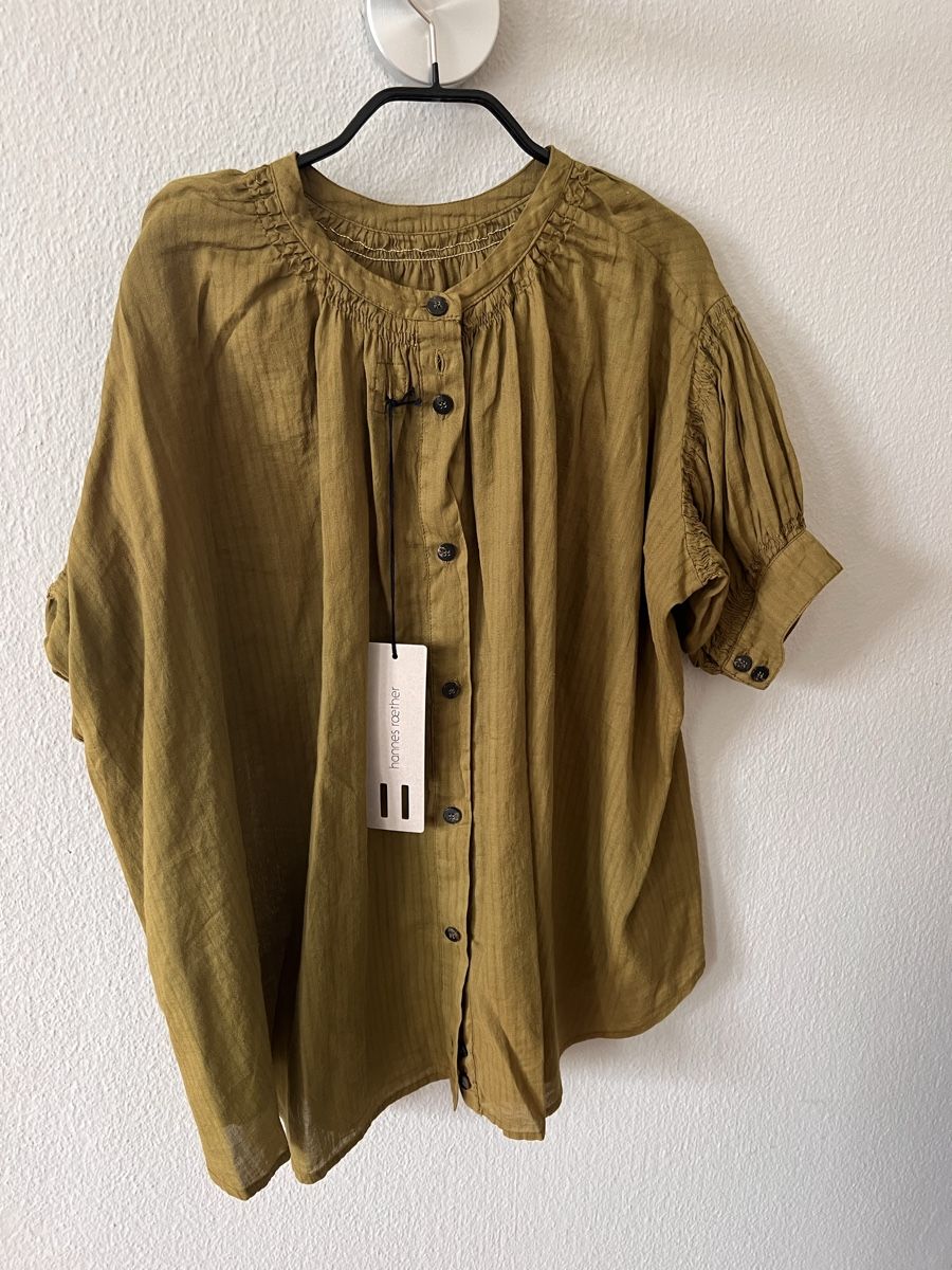 Hannes Roether Blusen: Bluse Hannes roether, Gr. M, Neu, oliv – Gebraucht aus Solothurn von Brini06