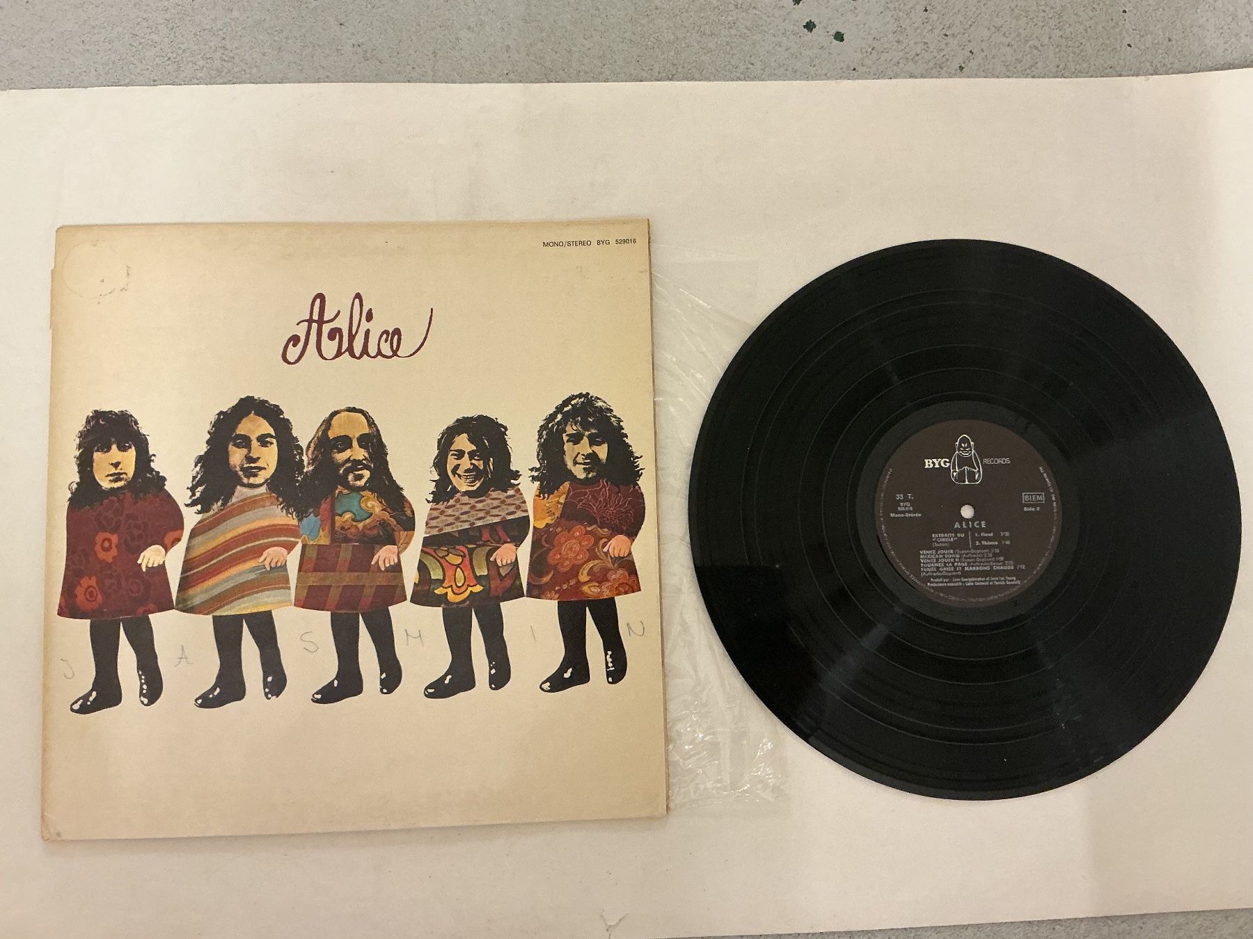Dischi in vinile: Alice LP - BYG Records – Usato da Winterthur venduto da Tumko-Vinyl