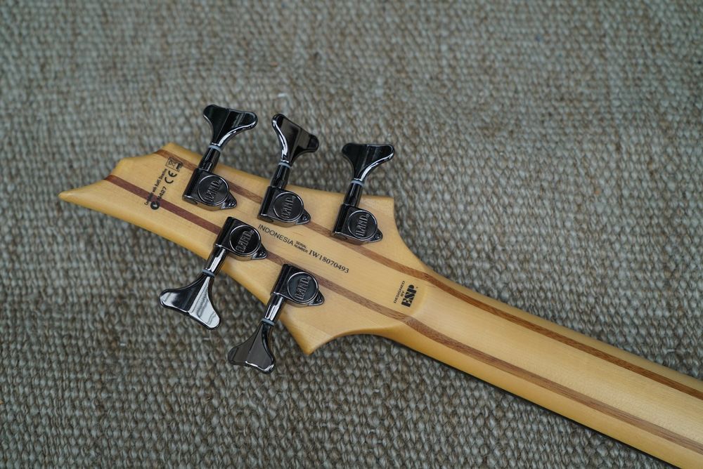 ESP LTD F5E Mahogany NS · EBass mit Bag Kaufen auf Ricardo