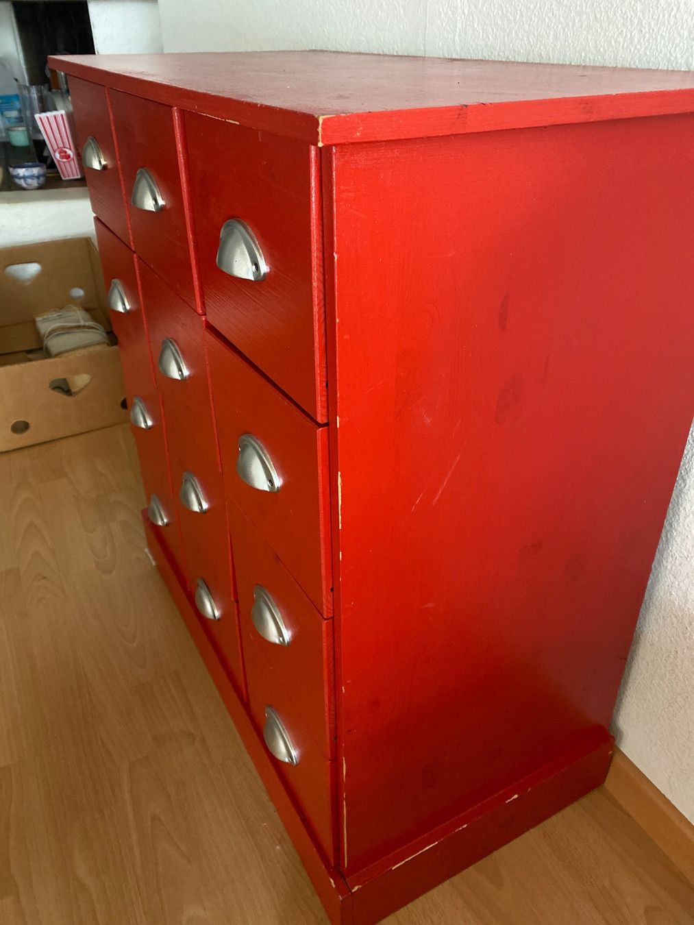 Kommoden: Meuble commode rouge – Gebraucht aus La Neuveville von e_perriard 1
