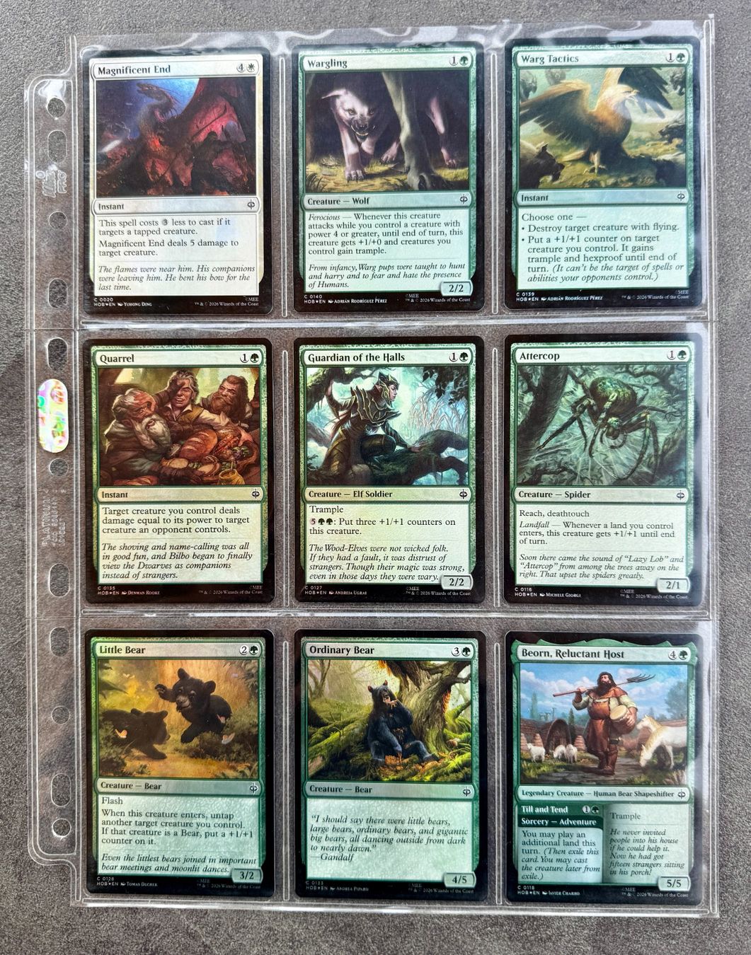 Magic The Gathering Sammelbilder & Trading cards: The Hobbit Foil Commons 63stk. – Neu (gemäss Beschreibung) aus Rechthalten von hosme_be 1