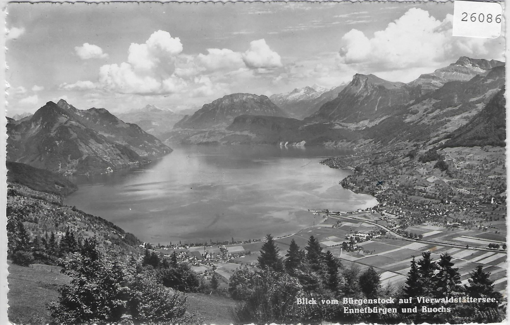Cartoline postali: Blick vom Bürgenstock auf – Usato da Ettingen venduto da Kartenplanet