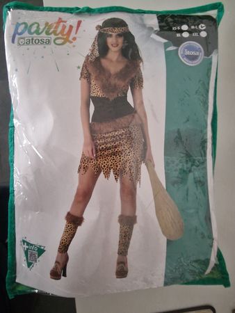 Déguisement Femme des Cavernes Atosa, Taille M