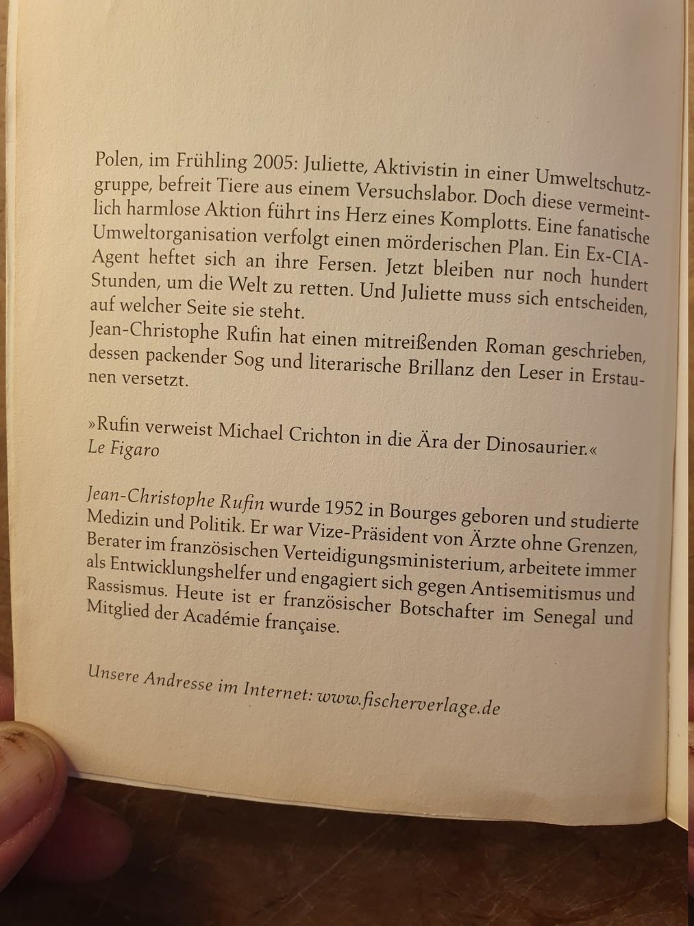 Bücher: 100 Stunden - Jean-Christophe Rufin – Gebraucht aus Zürich von loosebone 1