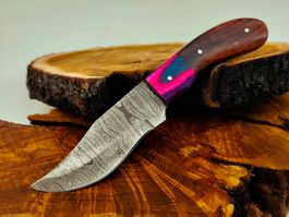 Geprüft! B Knife Faltenstahl DAMASCUS Damast Jagdmesser