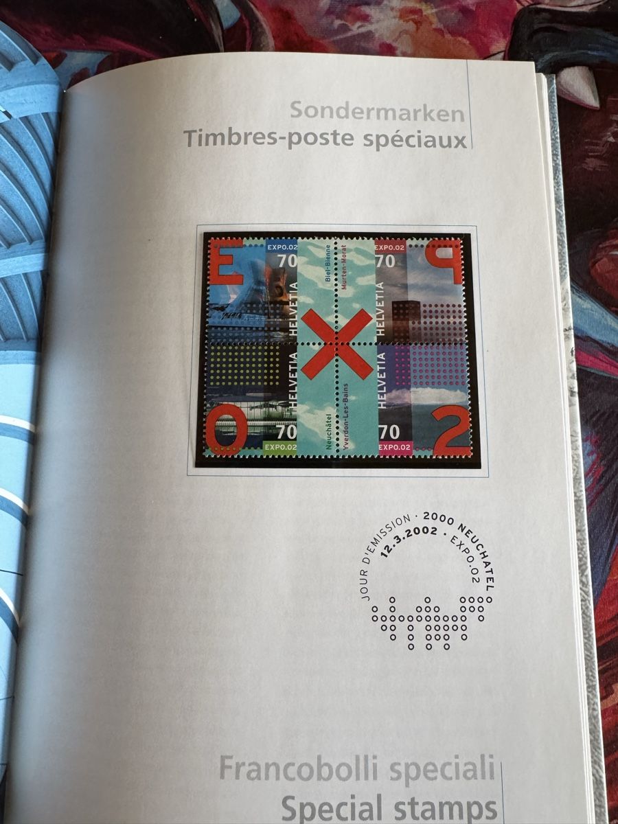 Alben: Schweizer Briefmarken Jahrbuch 2002 komplett postfrisch – Gebraucht aus Leutwil von Jaxon_withXx 5