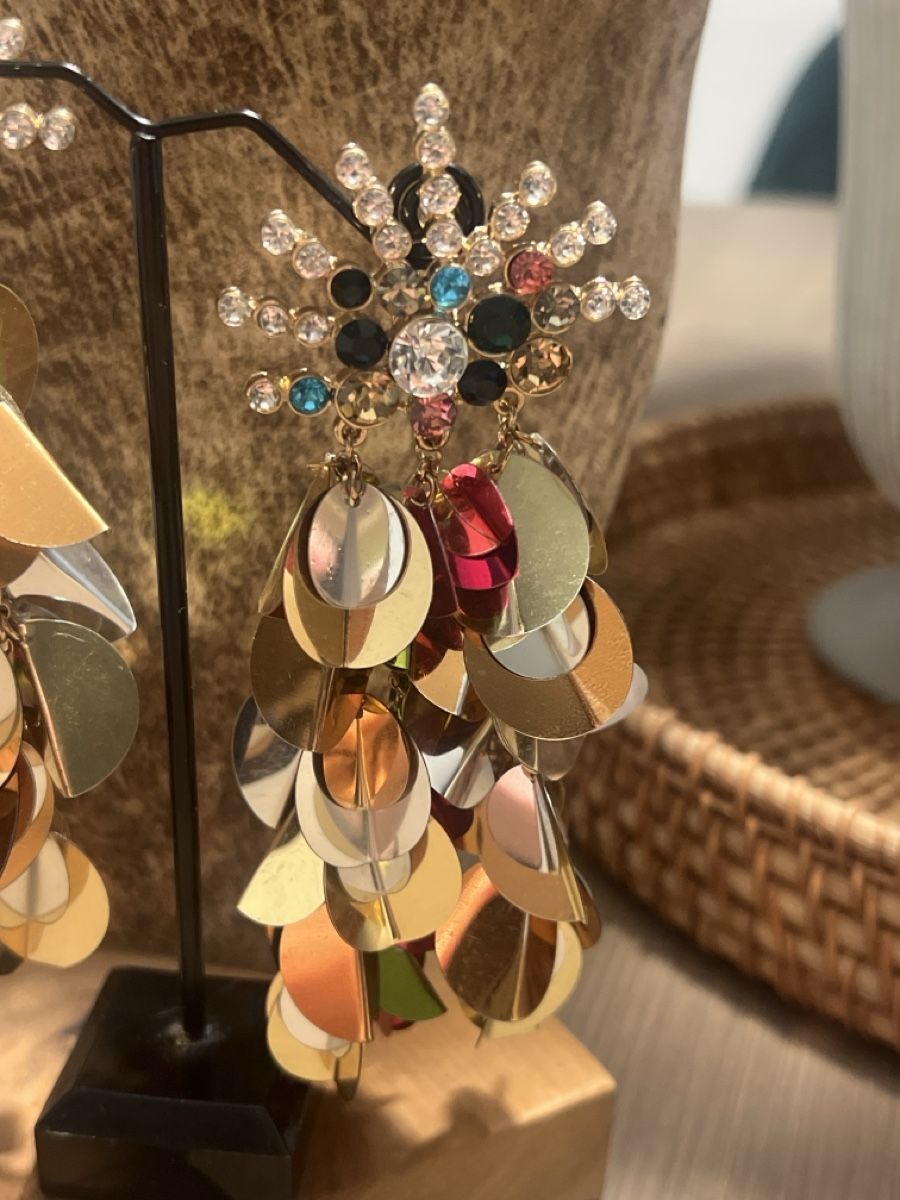 Ohrringe & -stecker: Statement Ohrringe mit Pailletten – Glamour  – Neu (gemäss Beschreibung) aus Seon von Sunny-Schmuck78 1