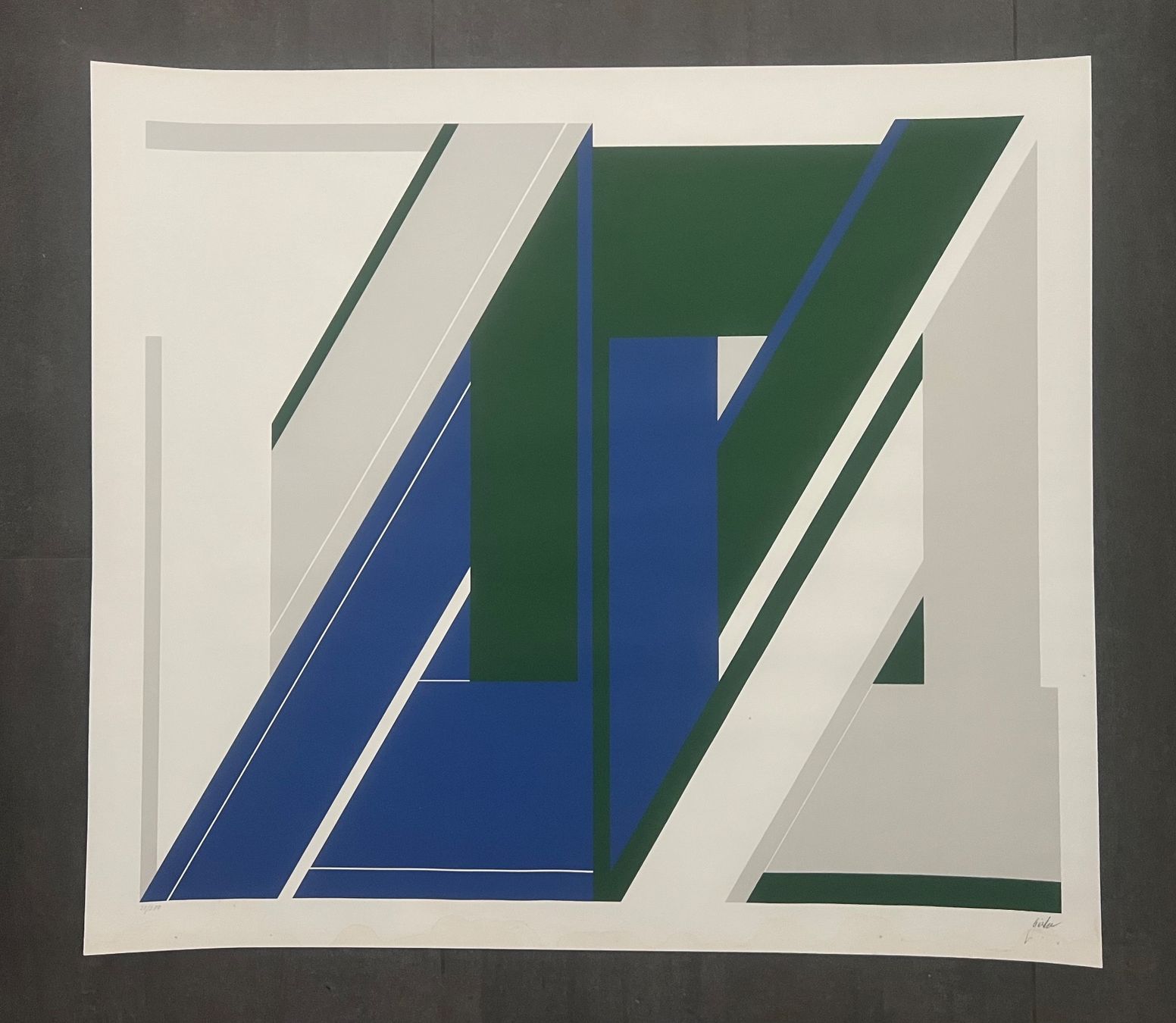 Grafiken & Lithographien: Heinrich Gisler, handsigniert und nummeriert – Gebraucht aus Rain von Pic-Ass 1