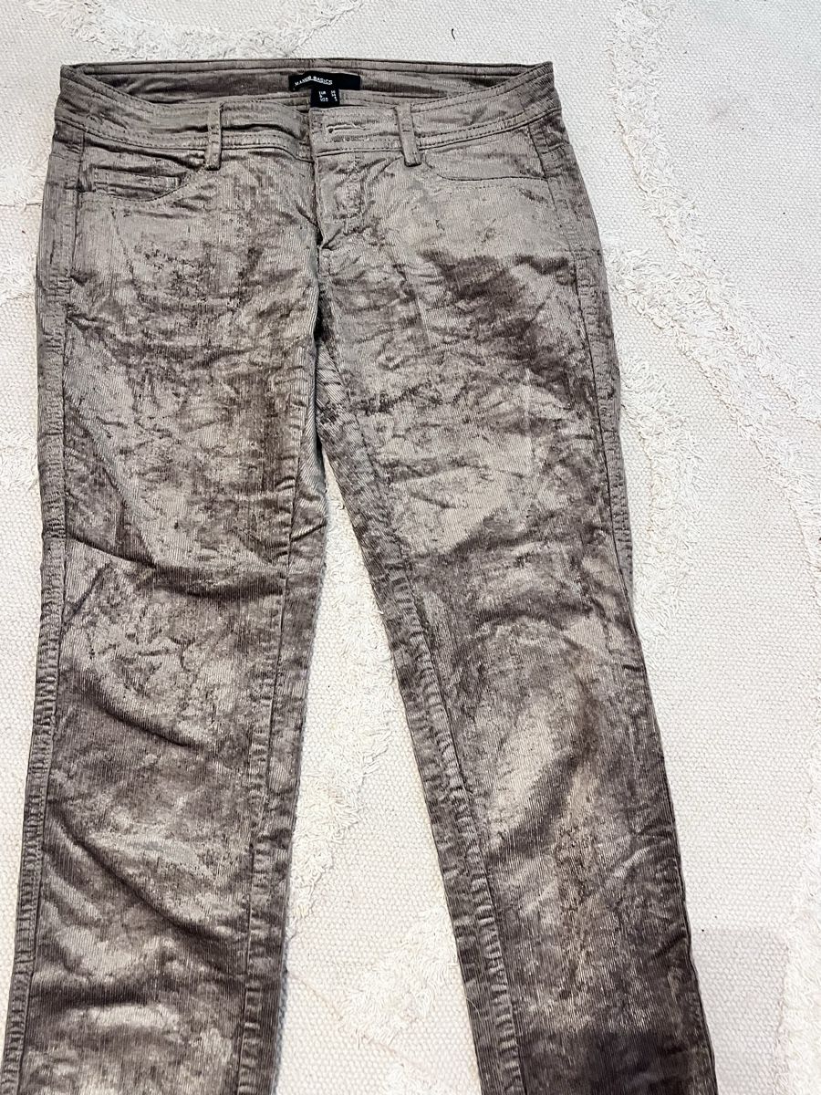 Pantaloni: Mango Basics Cordhose Gr. 36 – Taupe – Usato da Turgi venduto da SvetlaM