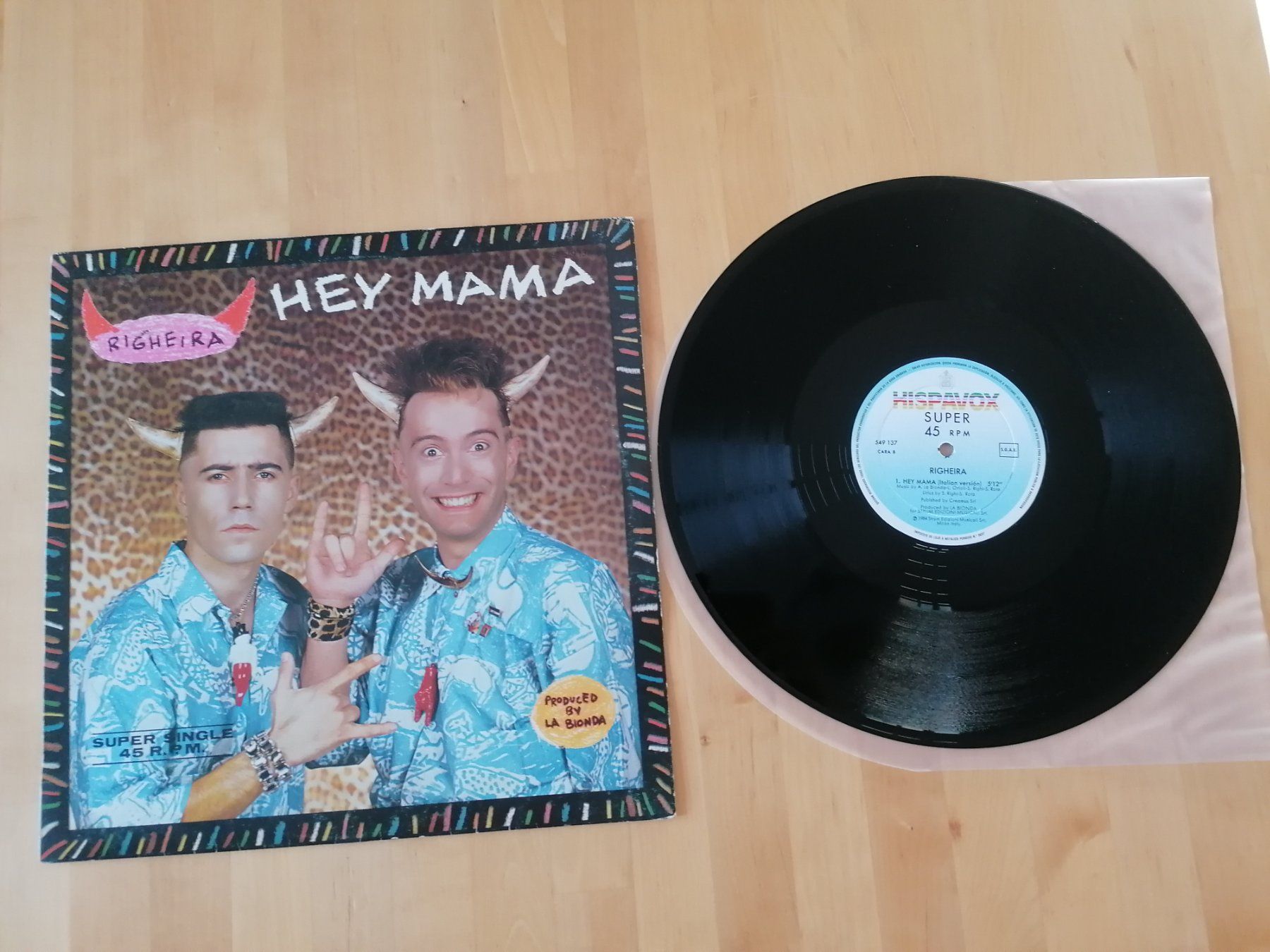 Vinyles: Righeira - Hey Mama – D'occasion à Emmenbrücke par WintoWin