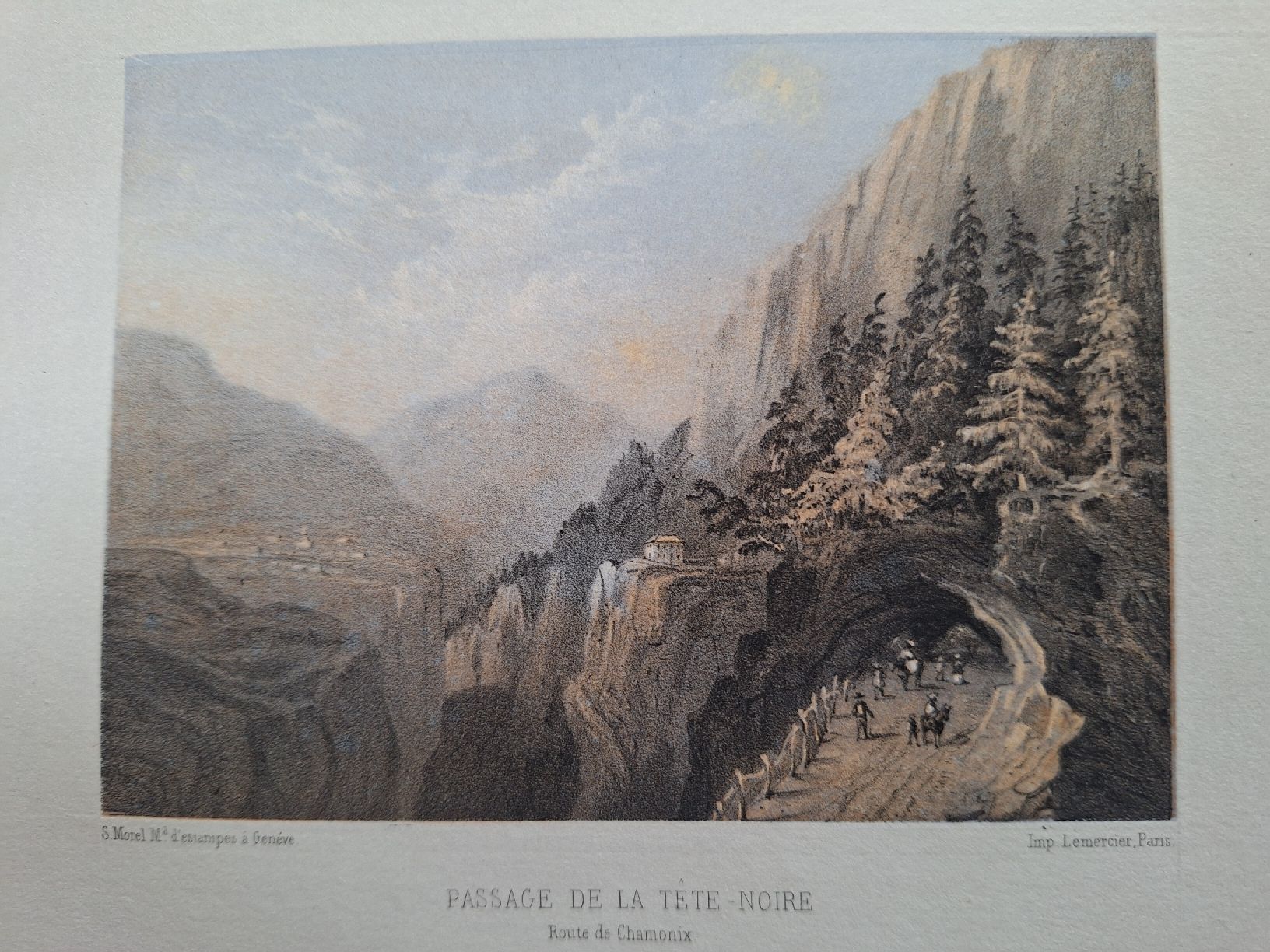Stiche: PASSAGE DE LA TÊTE  NOIRE – Gebraucht aus Bevaix von bohrap
