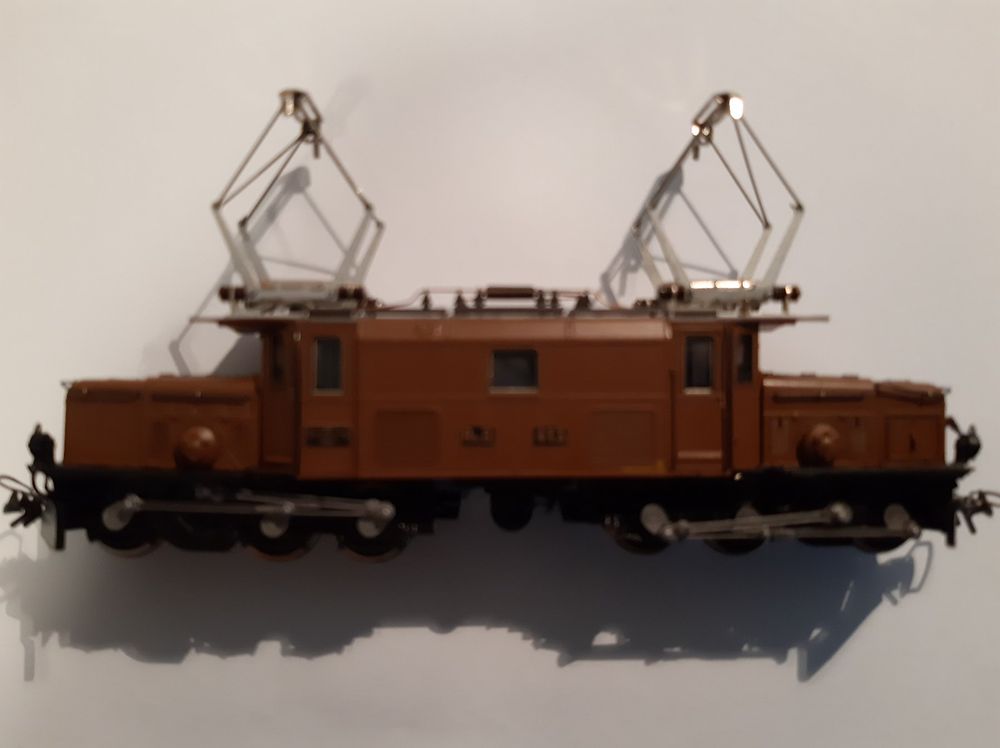 Bemo Modelleisenbahnen: Bemo H0m 1255 121 RhB Ge 6/6 I 413 Krokodil digitalisiert – Gebraucht aus Thun von Schwarzsee48 2