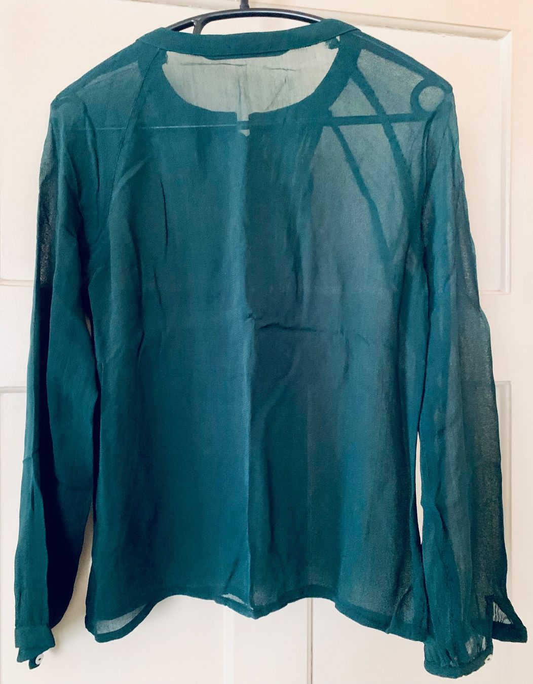 Tuniche: Tunika-Bluse, Dunkelgrün, Gr. 36 / S – Usato da Bern venduto da Flora.Sonea 1