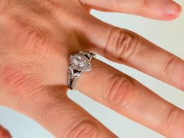 Bague élégante avec zircone, taille ajustable, Lovisa 💍