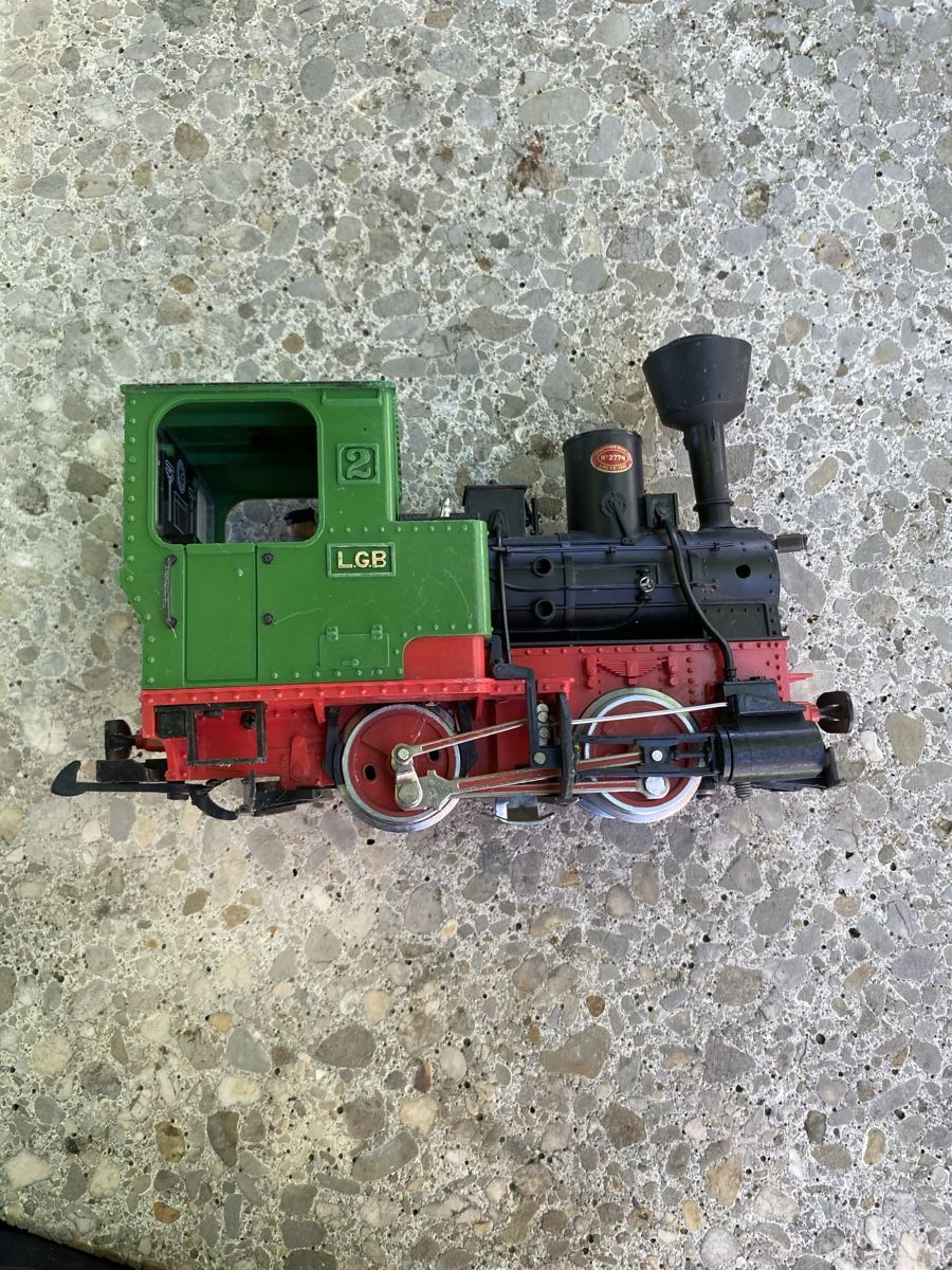 LGB Modellini di ferrovie: LGB Dampflok zum restaurieren oder Ersatzteilspender – Difettoso da Köniz venduto da Sonnenschein._.77 1