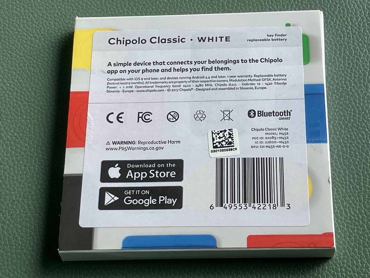 Portachiavi: Chipolo Classic Weiss - Key Finder – Usato da Biel-Benken BL venduto da afaust 4