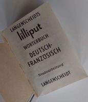Langenscheidts Lilliput Wörterbuch Deutsch Französisch