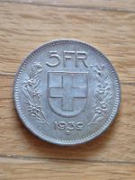 5 Franken 1939 - Silber - Top-Stück!