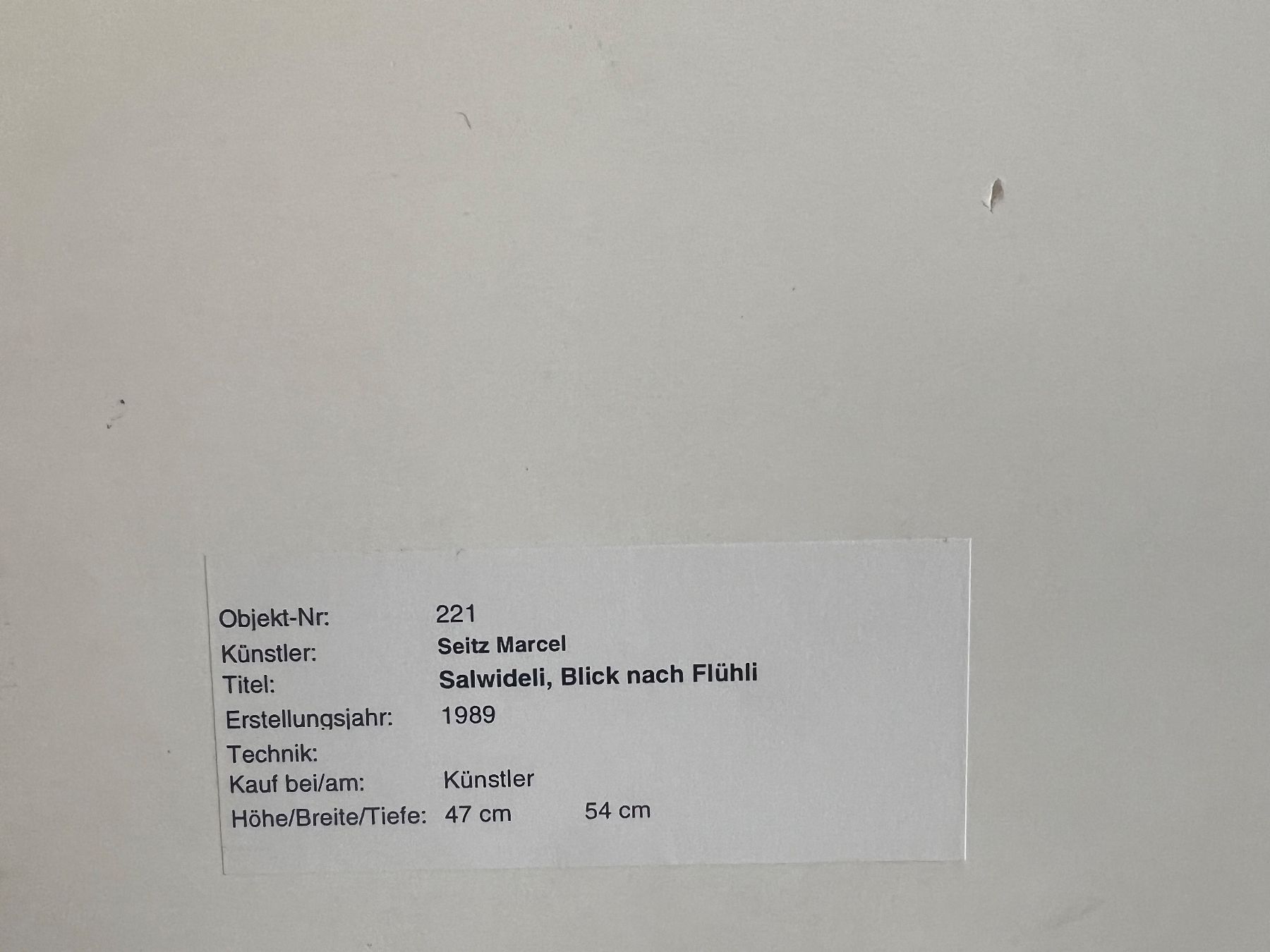 Dipinti: Marcel Seitz, Originalbild – Usato da Rain venduto da daVinci3000 5