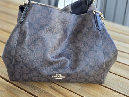 Coach Hallie Shoulder Bag in Signature Canvas