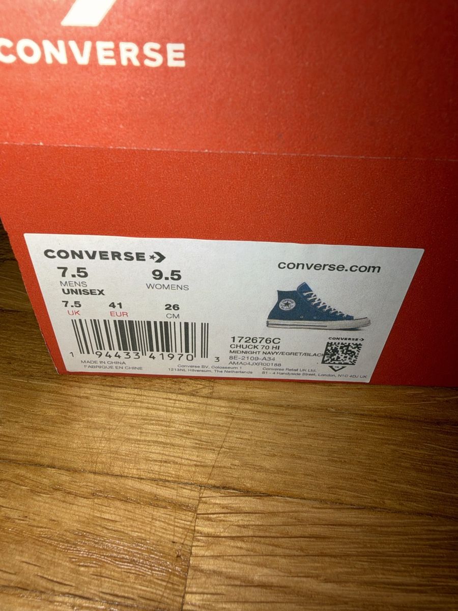 Converse Scarpe da uomo: Converse Chuck 70  dunkelblau Grösse 41 – Nuovo (secondo la descrizione) da Wetzikon ZH venduto da sa_re 4