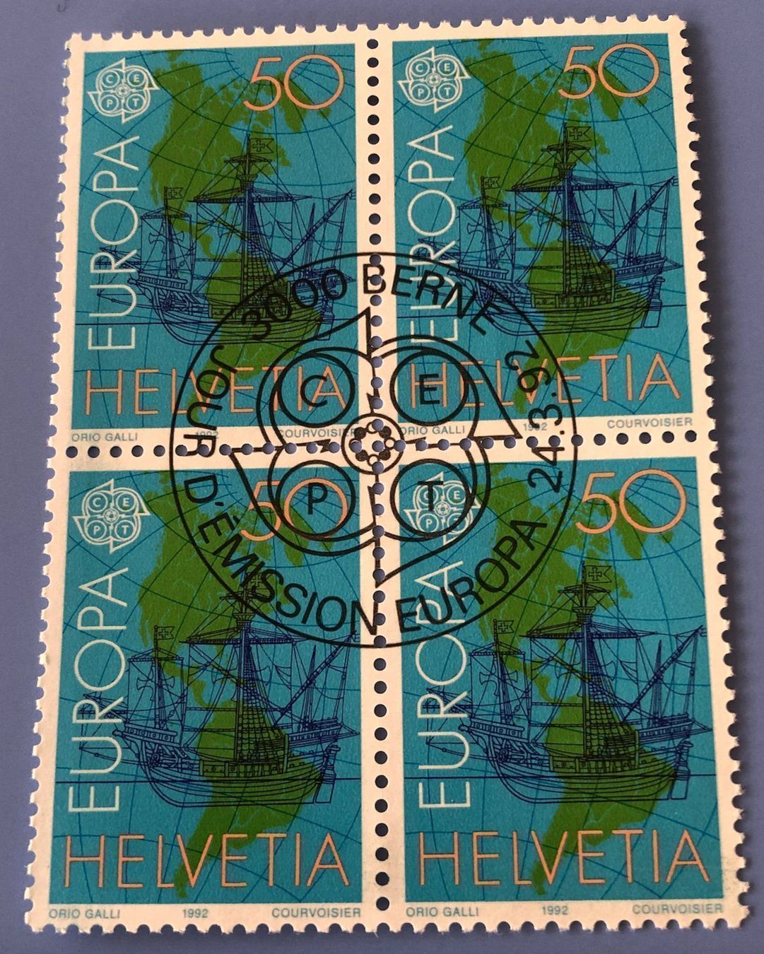 Tutti i francobolli: 4 er Block Nr.826 mit Vollstempel Bern – Usato da Aarau venduto da Billa007