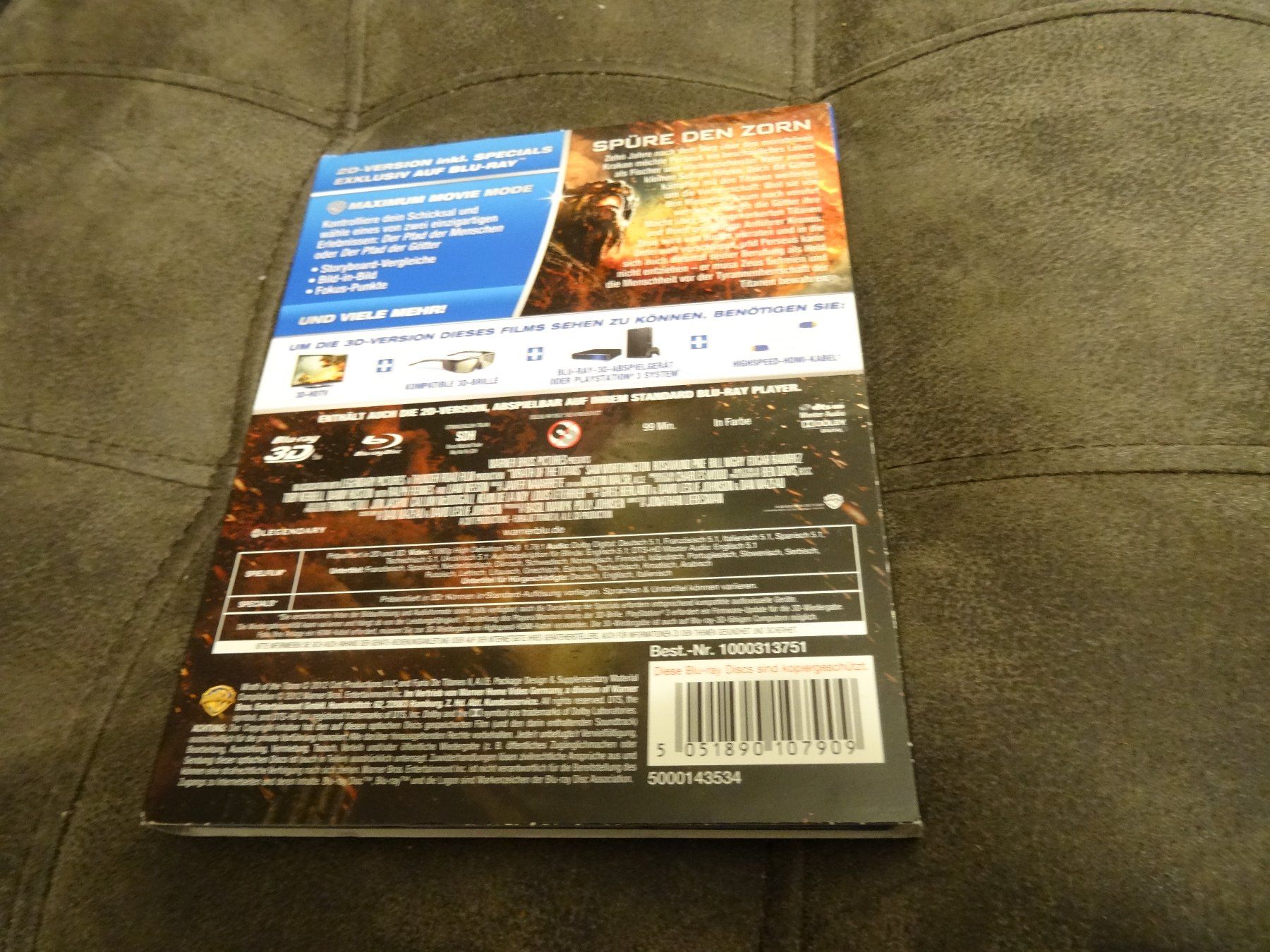 Tutti i DVDs: Zorn der Titanen 3D BLU-RAY – Usato da Olten venduto da Disc-Verkauf 1