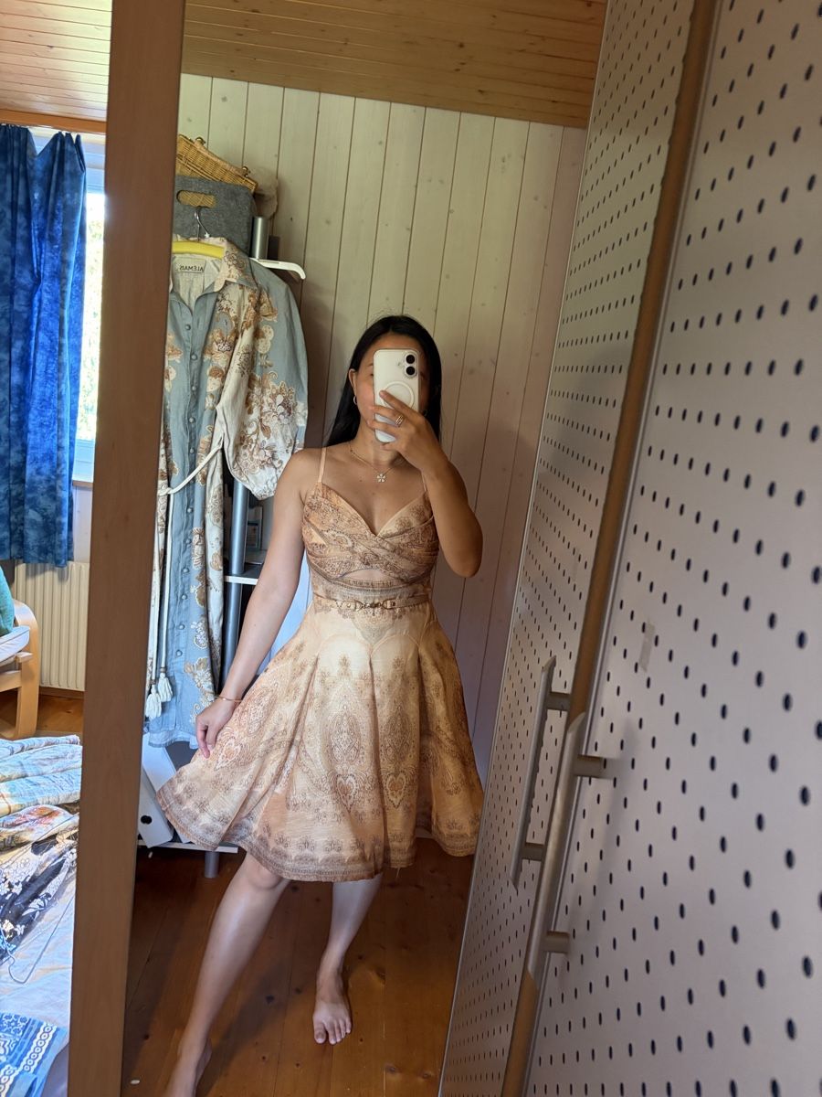 Kleider: Elegant Silk Blend Dress – Neu (gemäss Beschreibung) aus St.Josefen von lop_lh8d 7