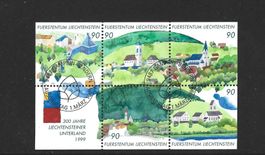 1999 Block 300 Jahre LI-Unterland aus ABO