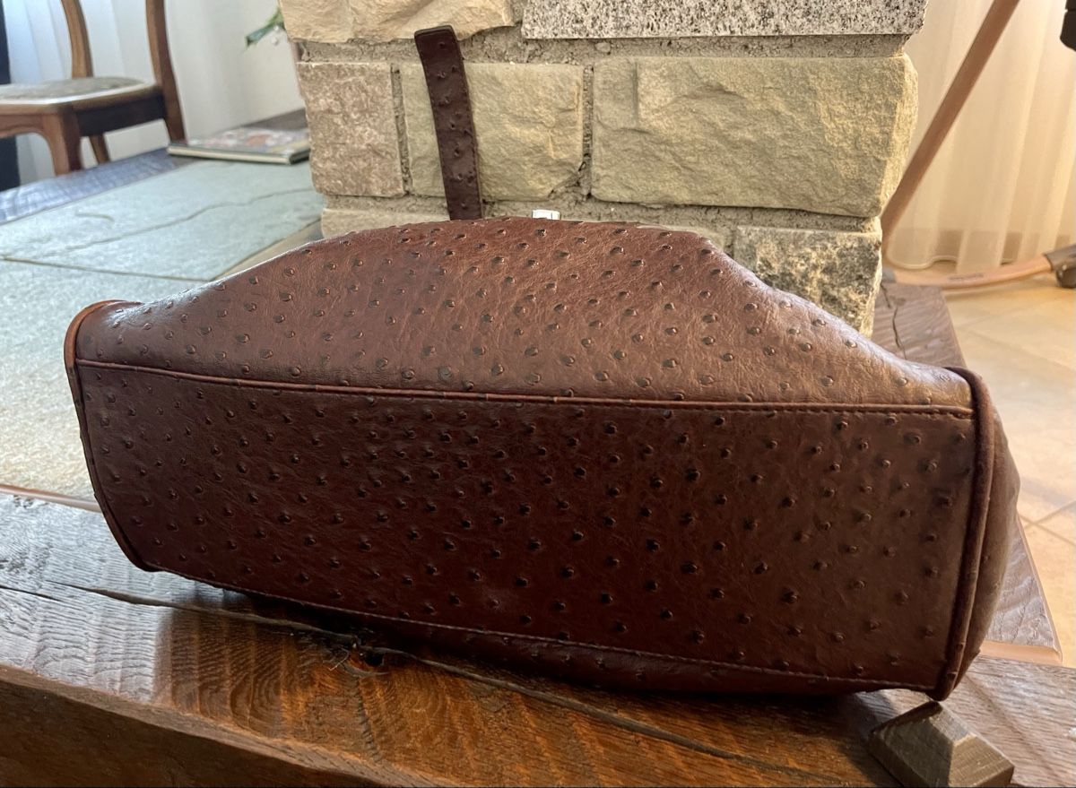Borse da donna: Braune Handtasche mit Henkel – Nuovo (secondo la descrizione) da Meikirch venduto da Hilfe_Waisentiere 3