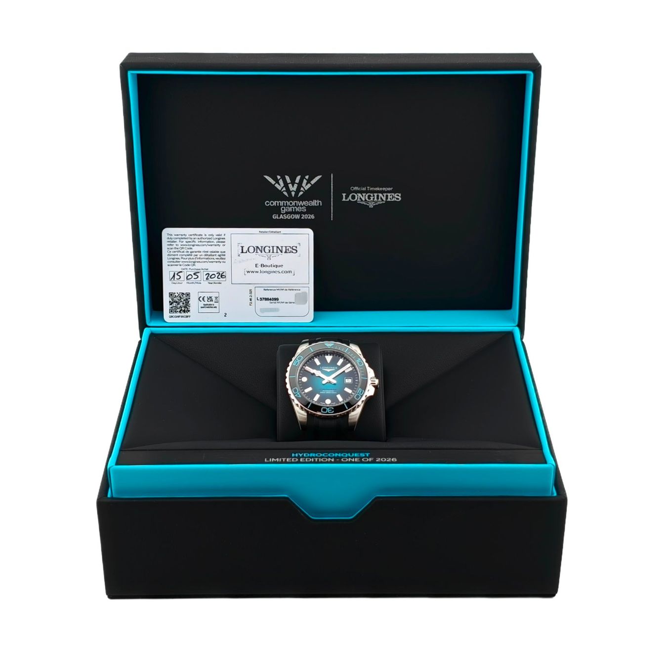 Longines Orologi: Longines Hydroconquest 2026 Commonwealth Games (Full set) – Usato da Montreux venduto da CashPay_Montreux 7
