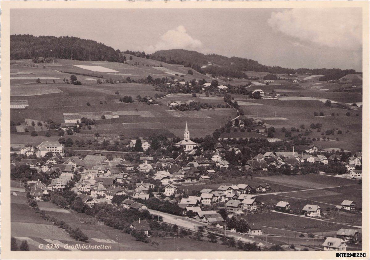 Ansichtskarten: Grosshöchstetten BE // 1941 Luftbild – Gebraucht aus Basel von intermezzo12