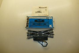 Märklin H0: K-Gleis Kreuzungsweiche (K.Nr. 2160)