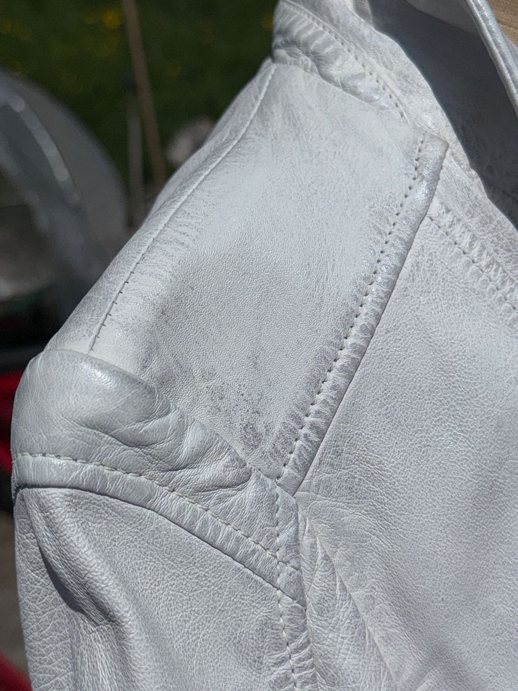 Jacken: Lederjacke Biker-Stil weiss Grösse 36/38 – Gebraucht aus Lostorf von Ka_schmi 3