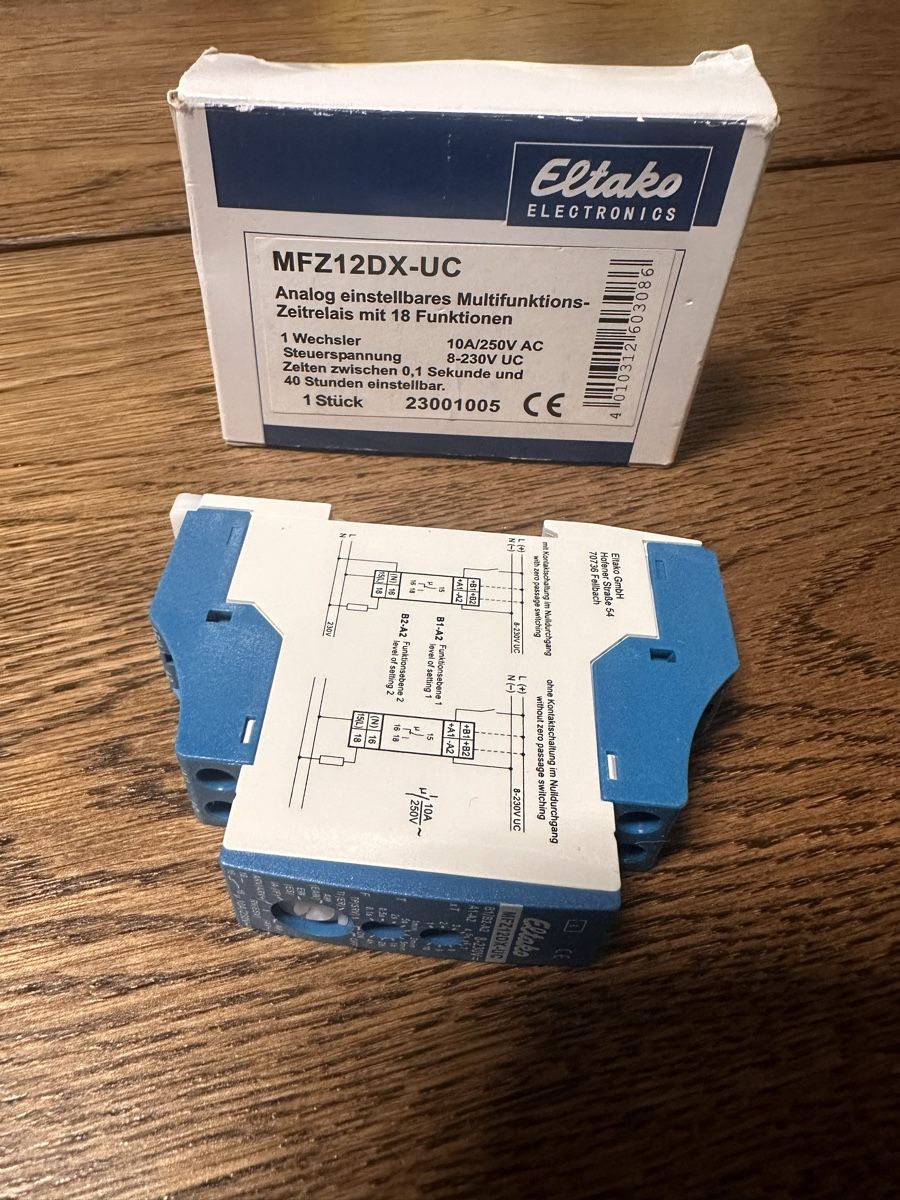 Eltako Interruttori: Eltako MFZ12DX-UC Multifunktionsrel. neu und originalverpack – Nuovo e nell'imballaggio originale da steffisburg venduto da releve 1