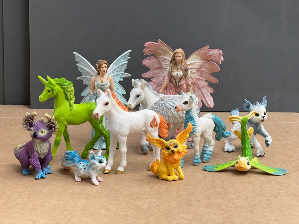 11 Schleich Bayala Fabelwesen Elfen Pferde Pegasus | Kaufen auf Ricardo