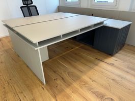 Design Doppel-Schreibtisch vom Schreiner, Bürotisch #1