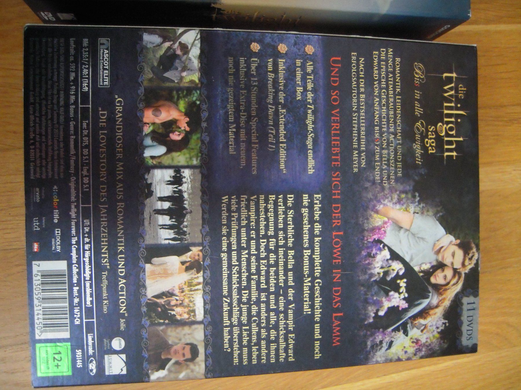 Tutti i DVDs: Die Twilight Saga - Complete Collection (11 DVDs Box)! – Usato da Uzwil venduto da visions77 2