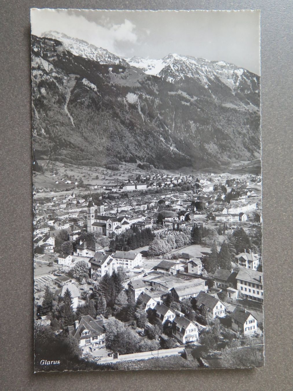 Ansichtskarten: GLARUS - TEIL DES ORTES – Gebraucht aus Wittenbach von lipasal